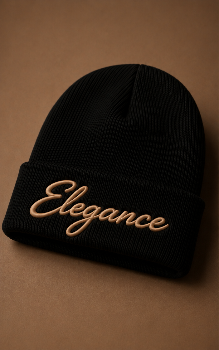 The Luxe Script Beanie
