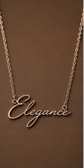 The Luxe Scripted Necklace