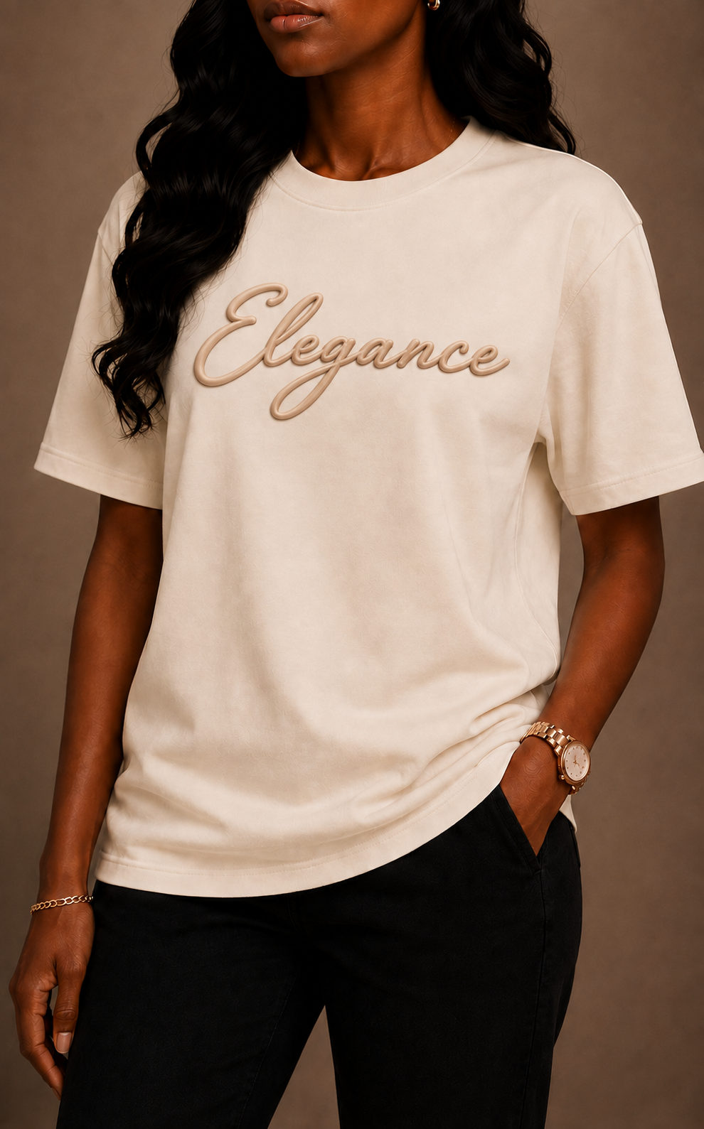 The Luxe Script Tee