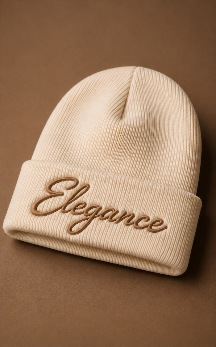 The Luxe Script Beanie